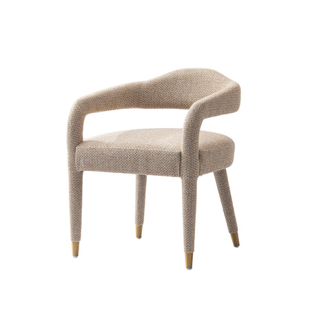Aspen Dining Armchair in Gold Dust by Manhattan Comfort at Eve Furniture