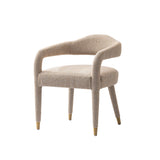 Aspen Dining Armchair in Gold Dust by Manhattan Comfort at Eve Furniture