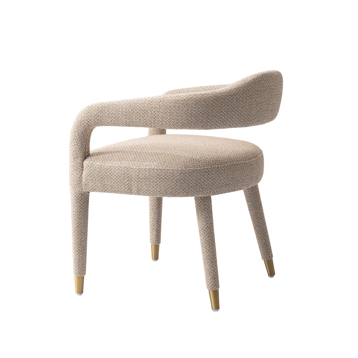 Aspen Dining Armchair in Gold Dust by Manhattan Comfort at Eve Furniture