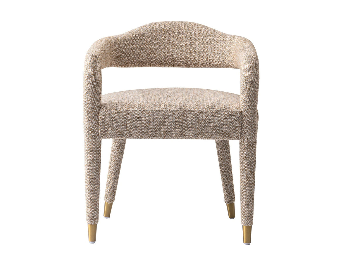 Aspen Dining Armchair in Gold Dust by Manhattan Comfort at Eve Furniture