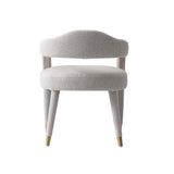 Aspen Dining Armchair in Silver Lining by Manhattan Comfort at Eve Furniture