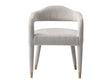 Aspen Dining Armchair in Silver Lining by Manhattan Comfort at Eve Furniture