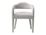 Aspen Dining Armchair in Silver Lining by Manhattan Comfort at Eve Furniture