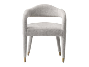 Aspen Dining Armchair in Silver Lining by Manhattan Comfort at Eve Furniture