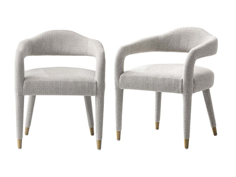 Aspen Dining Armchairs in Silver Lining (set of 2) by Manhattan Comfort at Eve Furniture