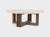 Aspen Distressed Brown/Weathered Chalk Coffee Table by Classic Home at Eve Furniture