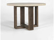 Aspen Distressed Brown/Weathered Chalk Dining Table by Classic Home at Eve Furniture