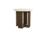 Aspen Distressed Brown/Weathered Chalk End Table by Classic Home at Eve Furniture