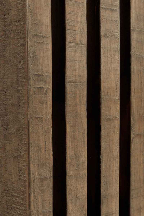 Aspen Distressed Brown/Weathered Chalk End Table by Classic Home at Eve Furniture