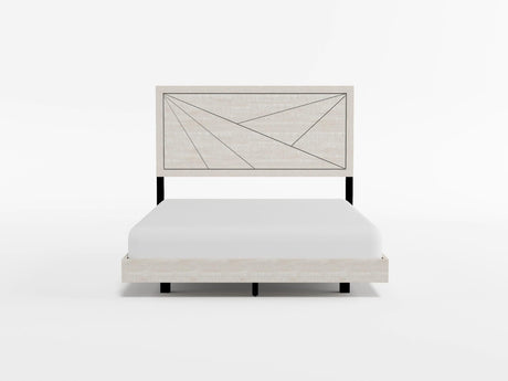 Aspen Gray Oak California King Bed by Homelegance at Eve Furniture