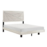 Aspen Gray Oak California King Bed by Homelegance at Eve Furniture