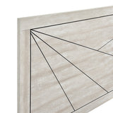 Aspen Gray Oak California King Bed by Homelegance at Eve Furniture