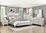 Aspen Gray Oak California King Bed by Homelegance at Eve Furniture