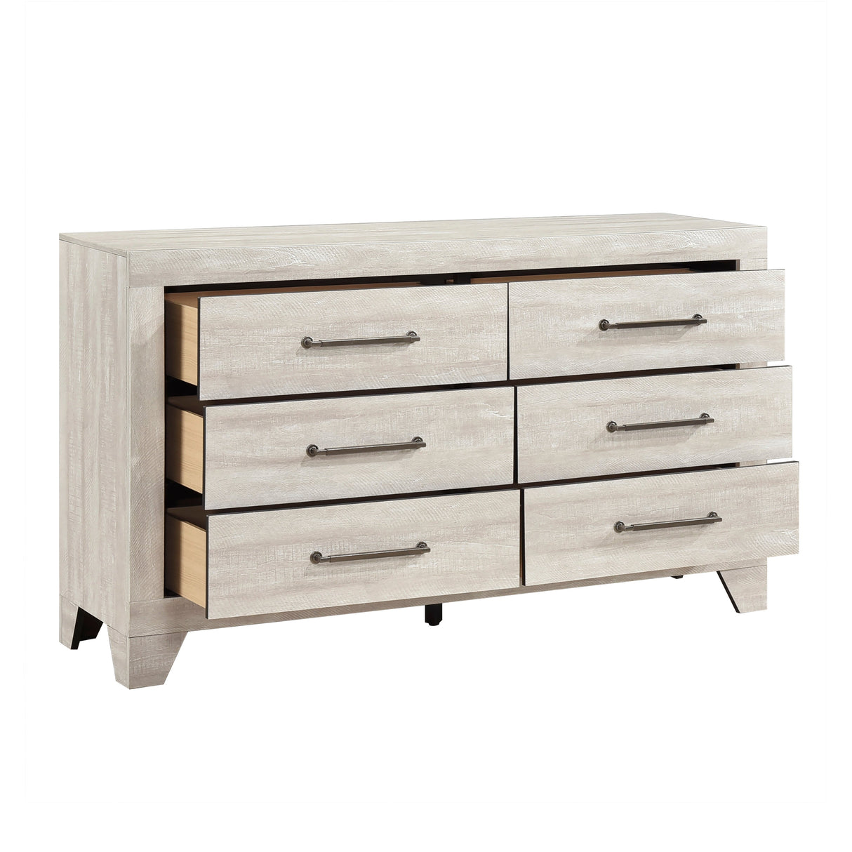 Aspen Gray Oak Dresser by Homelegance at Eve Furniture