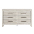 Aspen Gray Oak Dresser by Homelegance at Eve Furniture