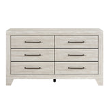 Aspen Gray Oak Dresser by Homelegance at Eve Furniture