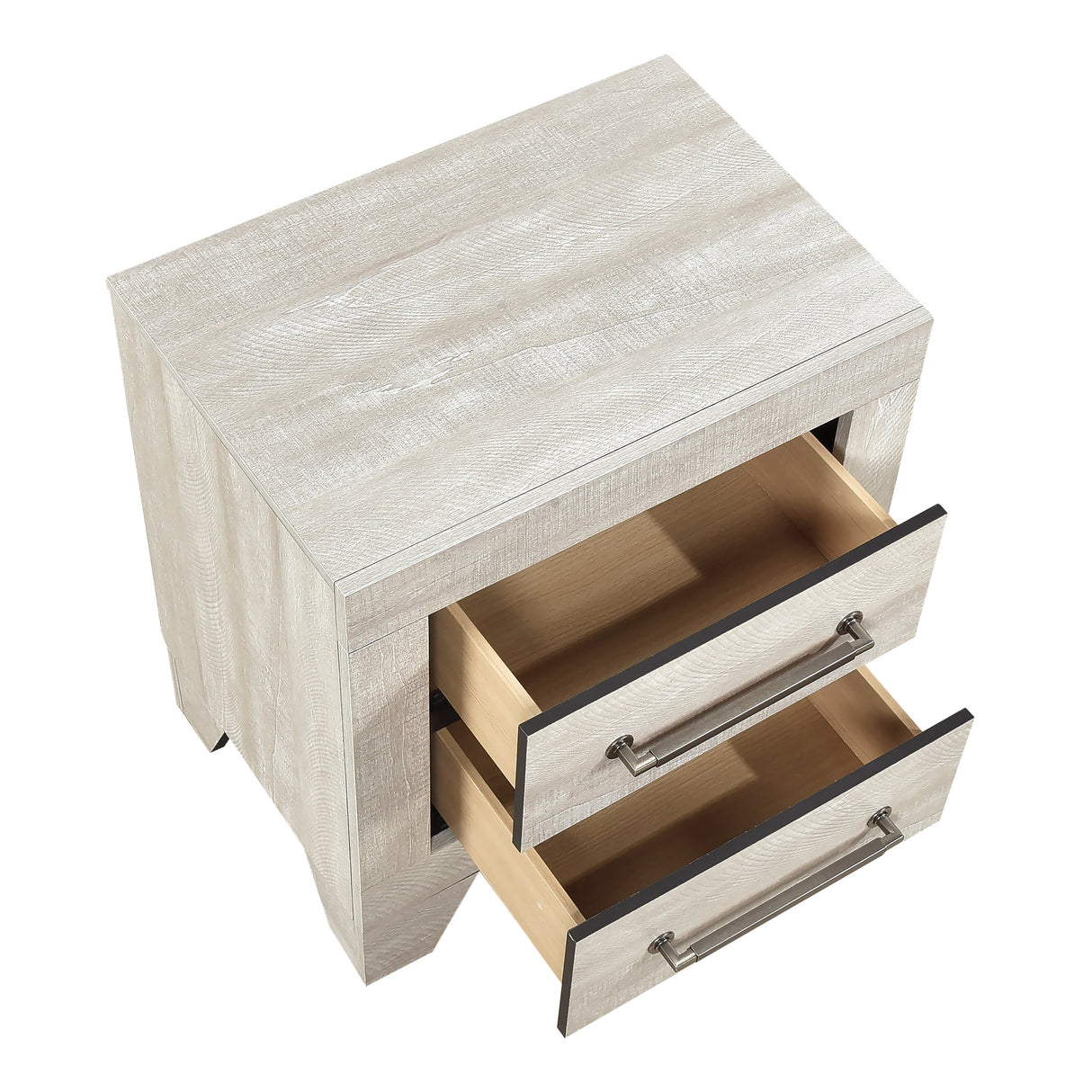 Aspen Gray Oak Nightstand by Homelegance at Eve Furniture