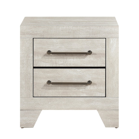 Aspen Gray Oak Nightstand by Homelegance at Eve Furniture