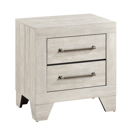Aspen Gray Oak Nightstand by Homelegance at Eve Furniture