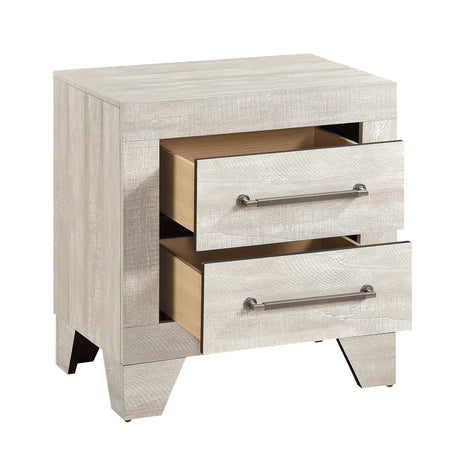 Aspen Gray Oak Youth Panel Bedroom Set by Homelegance at Eve Furniture