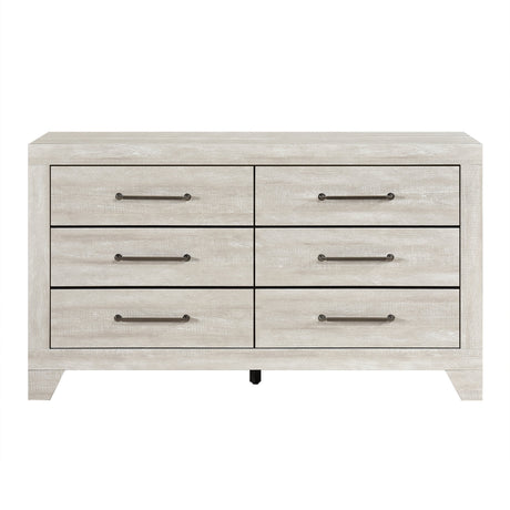 Aspen Gray Oak Youth Panel Bedroom Set by Homelegance at Eve Furniture