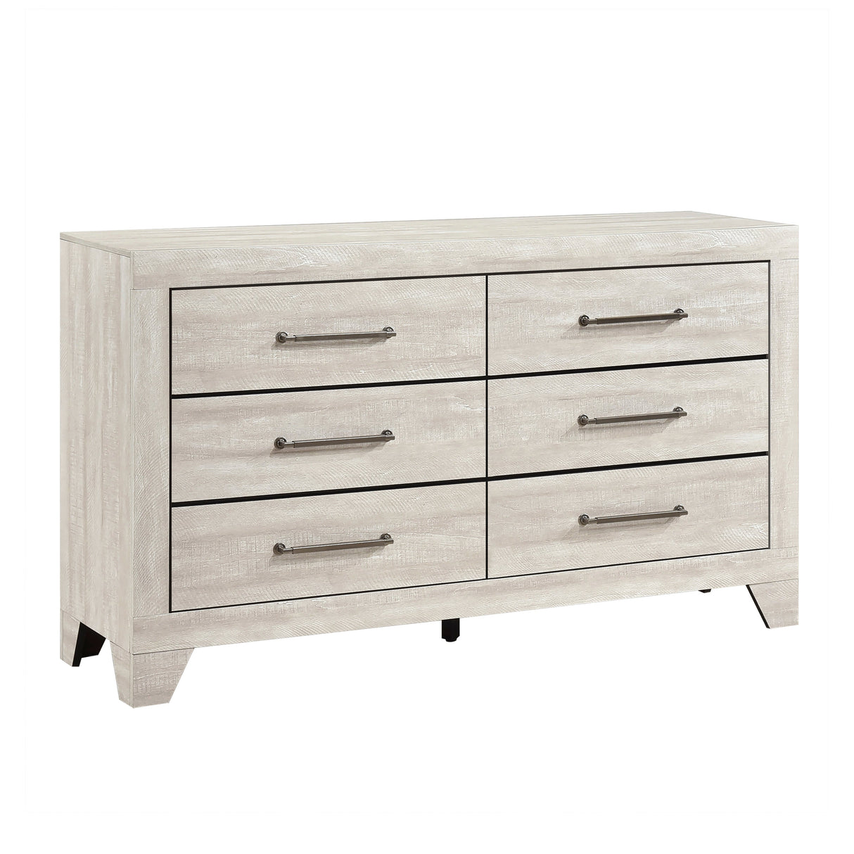 Aspen Gray Oak Youth Panel Bedroom Set by Homelegance at Eve Furniture