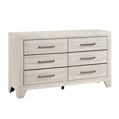 Aspen Gray Oak Youth Panel Bedroom Set by Homelegance at Eve Furniture