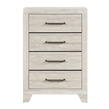 Aspen Gray Oak Youth Panel Bedroom Set by Homelegance at Eve Furniture