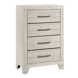 Aspen Gray Oak Youth Panel Bedroom Set by Homelegance at Eve Furniture