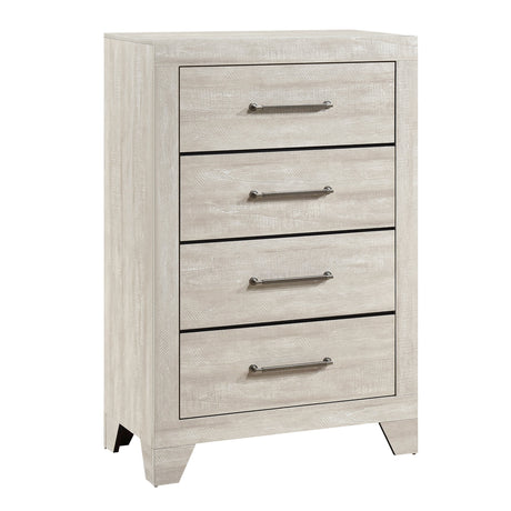 Aspen Gray Oak Youth Panel Bedroom Set by Homelegance at Eve Furniture