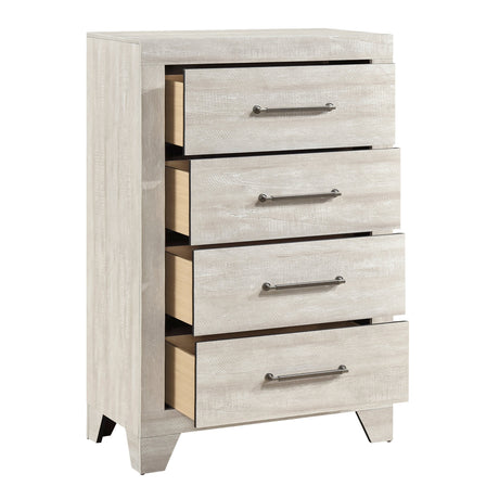 Aspen Gray Oak Youth Panel Bedroom Set by Homelegance at Eve Furniture