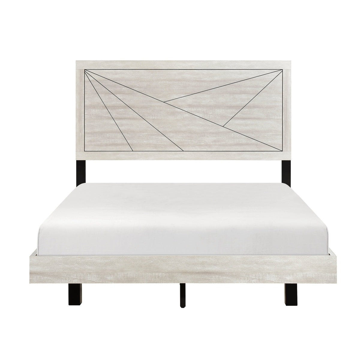 Aspen Gray Oak Youth Panel Bedroom Set by Homelegance at Eve Furniture