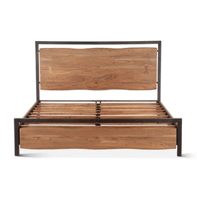 Aspen King Bed in Smoked Acacia by Home Trends & Design at Eve Furniture