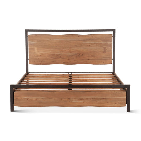 Aspen King Bed in Smoked Acacia by Home Trends & Design at Eve Furniture