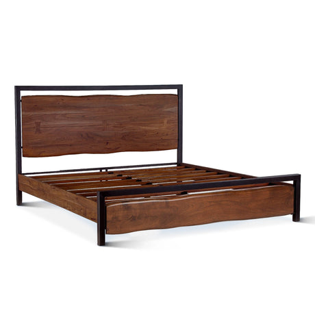 Aspen King Bed in Walnut by Home Trends & Design at Eve Furniture