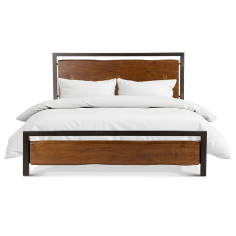 Aspen King Bed in Walnut by Home Trends & Design at Eve Furniture