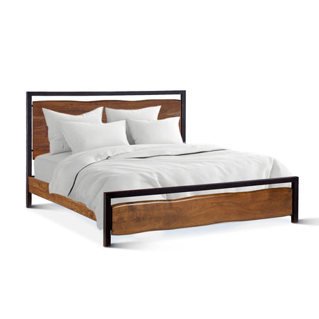 Aspen King Bed in Walnut by Home Trends & Design at Eve Furniture