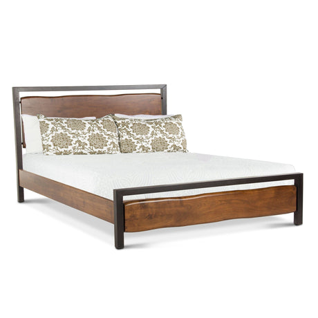 Aspen King Bed in Walnut by Home Trends & Design at Eve Furniture