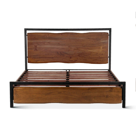 Aspen King Bed in Walnut by Home Trends & Design at Eve Furniture