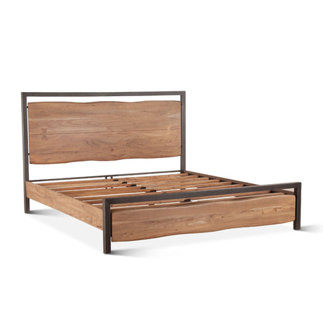 Aspen Queen Bed in Smoked Acacia by Home Trends & Design at Eve Furniture