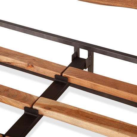 Aspen Queen Bed in Smoked Acacia by Home Trends & Design at Eve Furniture