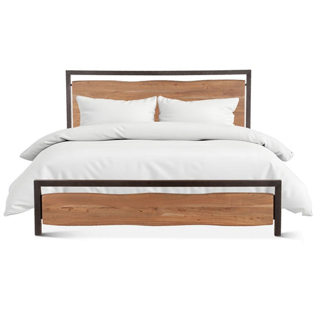 Aspen Queen Bed in Smoked Acacia by Home Trends & Design at Eve Furniture