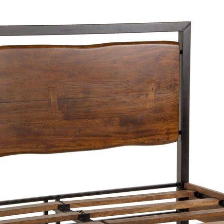 Aspen Queen Bed in Walnut by Home Trends & Design at Eve Furniture