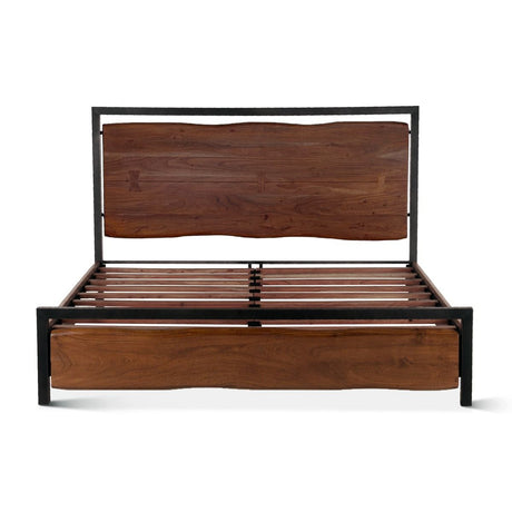Aspen Queen Bed in Walnut by Home Trends & Design at Eve Furniture