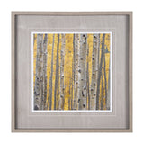 Aspen Trees 3 by Jamie Cook a Hand Embelished Textured Framed Photo Art Print Matted under Glass by Mercana at Eve Furniture