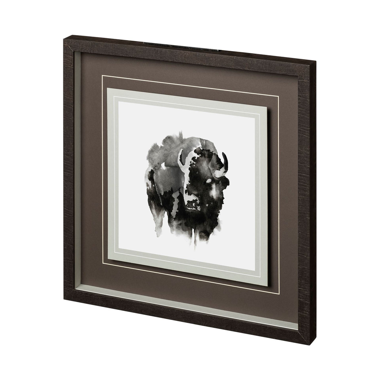 Assam by Kristine Hegre a Hand Embellished Textured Framed Art Print Matted under Glass by Mercana at Eve Furniture
