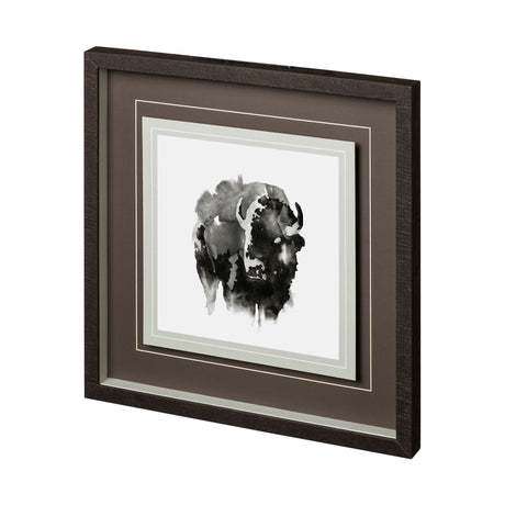 Assam by Kristine Hegre a Hand Embellished Textured Framed Art Print Matted under Glass by Mercana at Eve Furniture