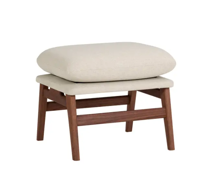 Asta Ottoman - Sand by Moe's Home at Eve Furniture