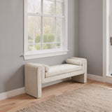 Astar Beige Bench by Zuomod at Eve Furniture