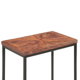 Aster 20" Nesting Side Tables in Sunburst Brownstone by Home Trends & Design at Eve Furniture